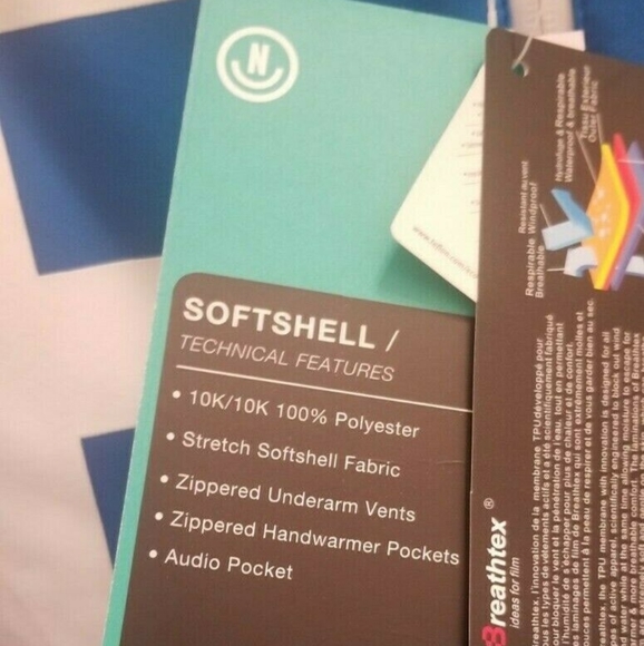 Neff Daily Blue & Teal 10K Softshell Jacket - Picture 8 of 8